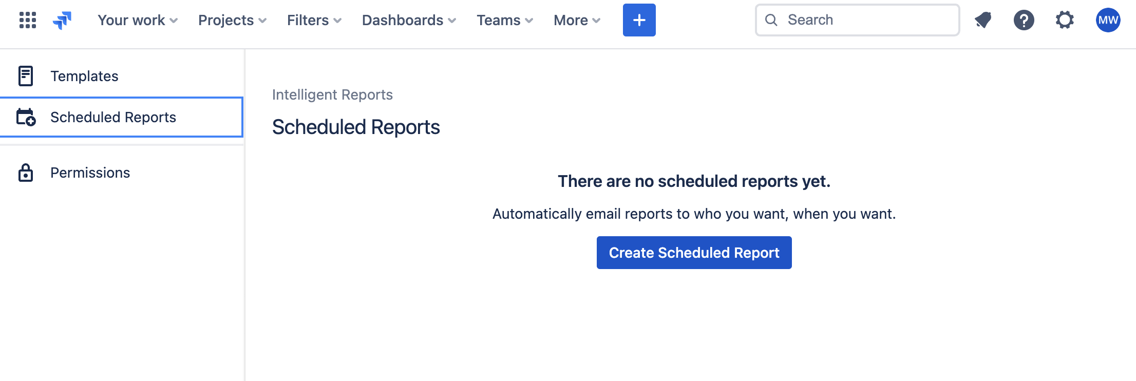 Add a scheduled report Add a scheduled report