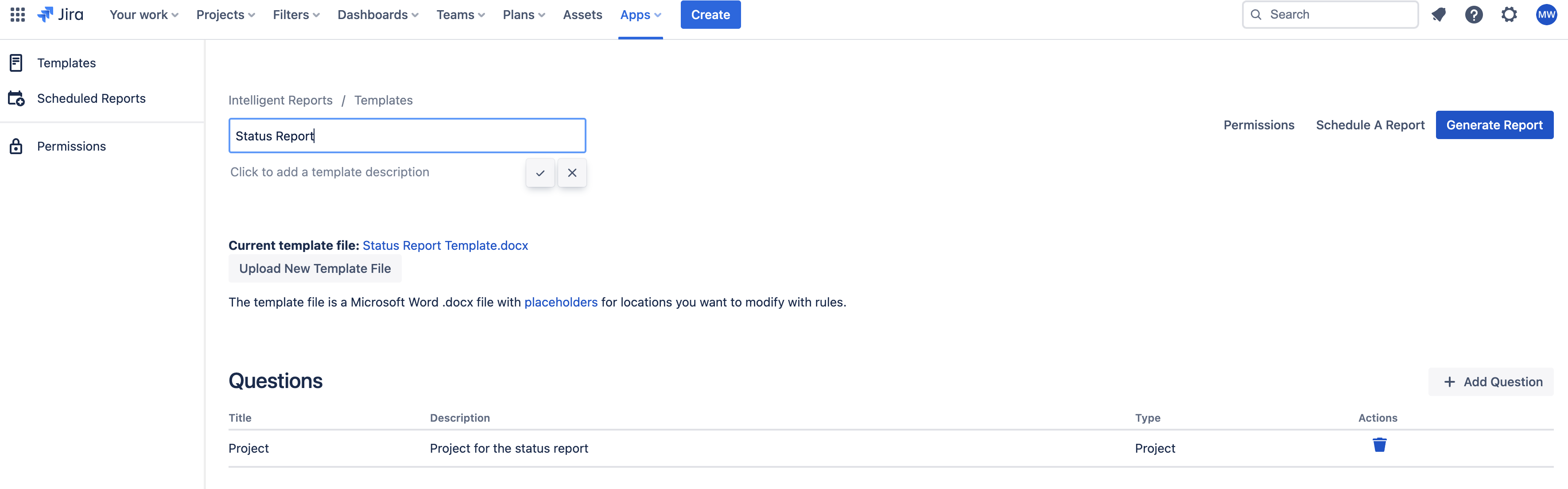 Editing the title or description of a template Editing the title or description of a template