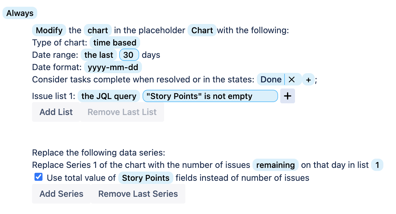 Creating a time based chart Creating a time based chart